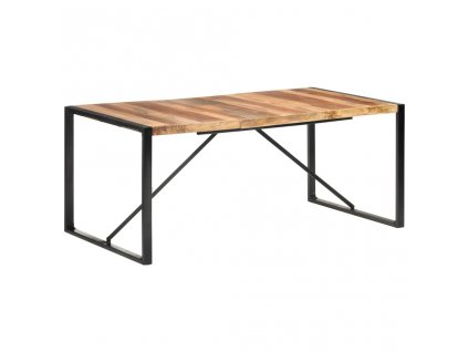 Jídelní stůl 180 x 90 x 75 cm masivní dřevo sheeshamový povrch
