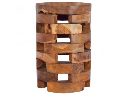 Noční stolek 30 x 30 x 45 cm masivní teakové dřevo