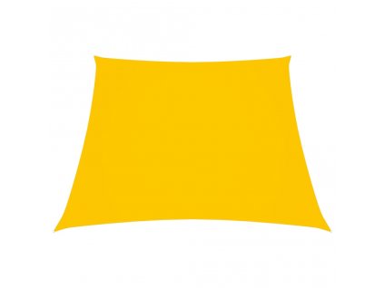 Stínicí plachta oxfordská látka lichoběžník 2/4 x 3 m žlutá