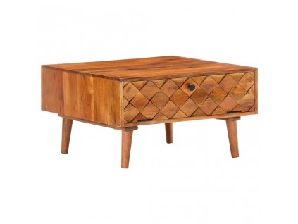 Konferenční stolek 68 x 68 x 38 cm masivní akáciové dřevo