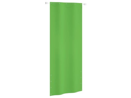 Balkonová zástěna světle zelená 100 x 240 cm oxfordská látka