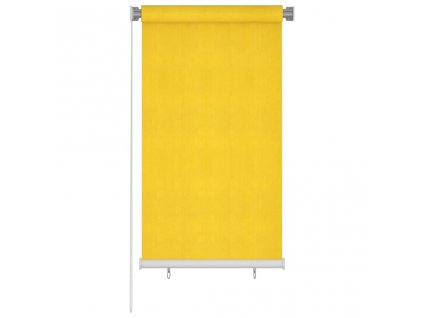 Venkovní roleta 80 x 140 cm žlutá HDPE