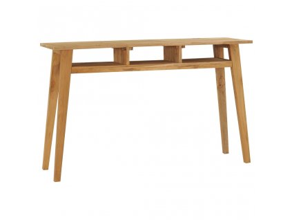 Konzolový stolek 120 x 35 x 75 cm masivní teakové dřevo