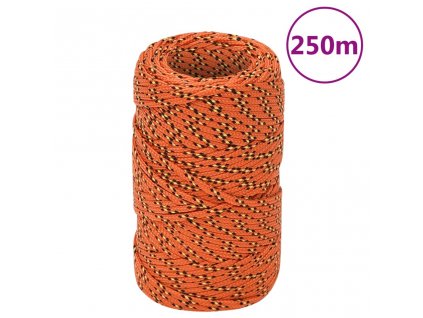 Lodní lano oranžové 2 mm 250 m polypropylen