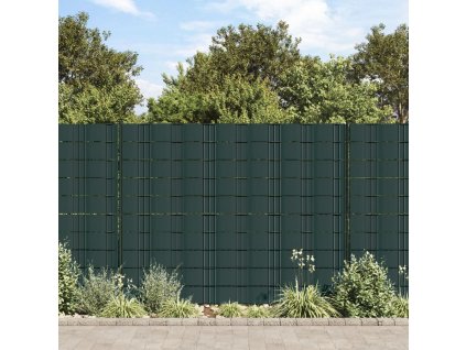 Stínící plotové fólie 4 ks PVC 35 x 0,19 m matově zelené