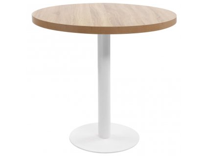 Bistro stolek světle hnědý 80 cm MDF