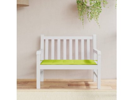 Poduška na zahradní lavici jasně zelená 100x50x3cm látka oxford