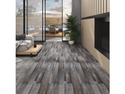 Podlahová krytina PVC 5,02 m² 2mm samolepicí industriální dřevo