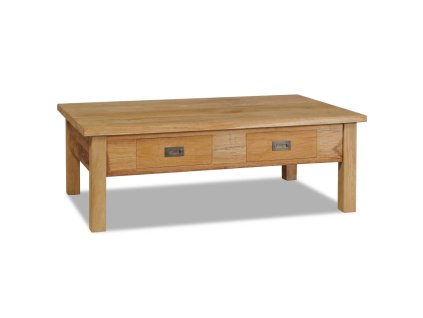 Konferenční stolek masivní teak 100 x 60 x 35 cm