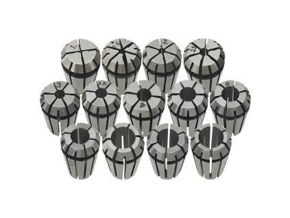 Kleštiny ER11 13 ks sada soustružnických nástrojů