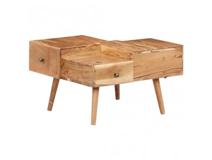 Konferenční stolek 70 x 60 x 42 cm masivní akáciové dřevo