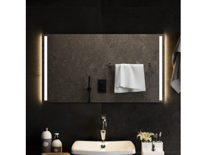 Koupelnové zrcadlo s LED osvětlením 90 x 50 cm