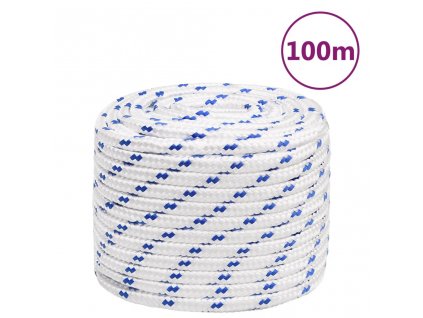 Lodní lano bílé 16 mm 100 m polypropylen