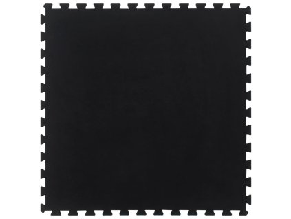 Gumová podlahová dlaždice černá 12 mm 100 x 100 cm