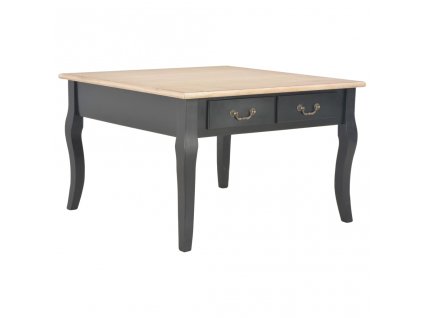 Konferenční stolek černý 80 x 80 x 50 cm dřevo