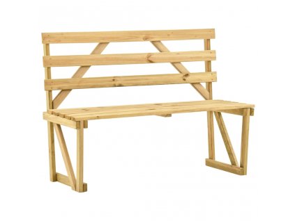 Zahradní lavice 120 cm impregnované borové dřevo