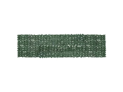 Balkónová zástěna s tmavě zelenými listy 400 x 100 cm