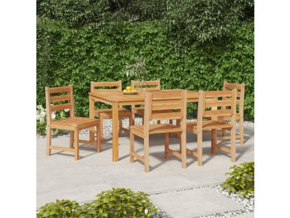 Zahradní židle 6 ks masivní teakové dřevo