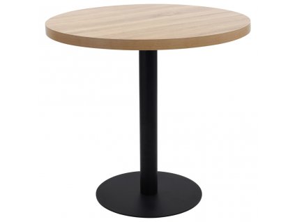Bistro stolek světle hnědý 80 cm MDF
