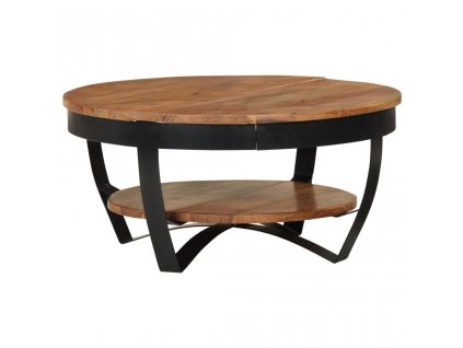Konferenční stolek 65 x 65 x 32 cm masivní akáciové dřevo