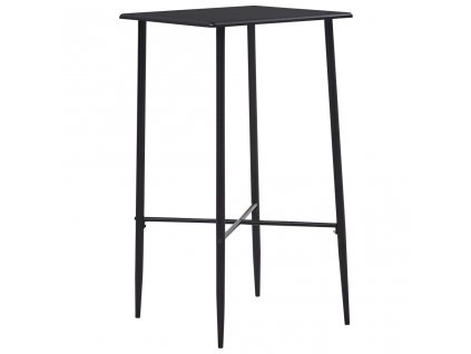 Barový stůl černý 60 x 60 x 111 cm MDF