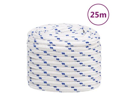 Lodní lano bílé 20 mm 25 m polypropylen