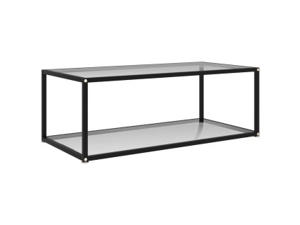 Konferenční stolek průhledný 100 x 50 x 35 cm tvrzené sklo