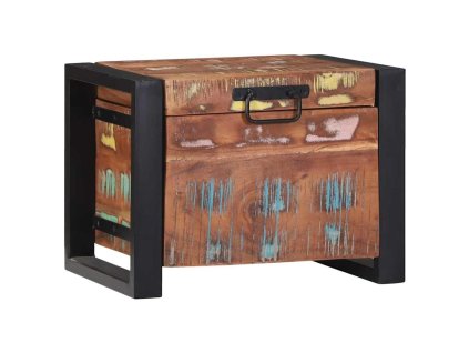 Úložné boxy Hnědá 40 x 30 x 30 cm Masivní recyklované dřevo