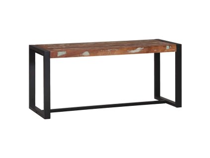 Lavice Vícebarevný 100 x 35 x 45 cm Masivní recyklované dřevo