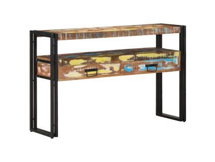 Konzolový stolek 120 x 33 x 75 cm masivní recyklované dřevo