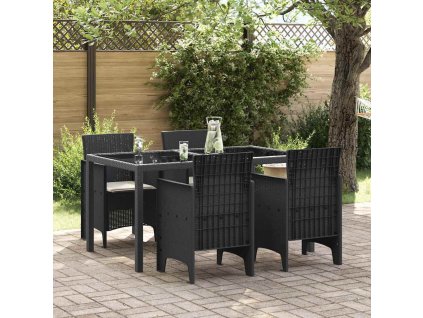 Zahradní křeslo 4 pcs Antracit 53 x 49 x 85 cm PP