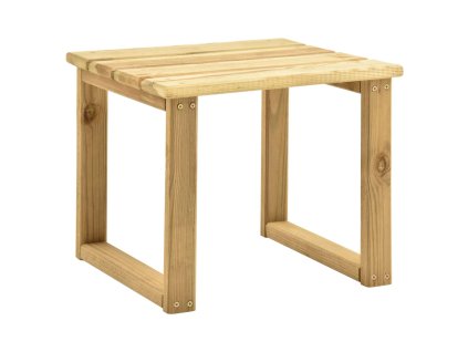 Stolek k zahradní posteli 30 x 30 x 26 cm impregnovaná borovice