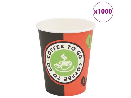 Jednorázové kelímky na kávu 1000 ks 240 ml