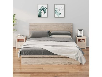 Noční stolky 2 ks 40 x 35 x 49 cm masivní borové dřevo
