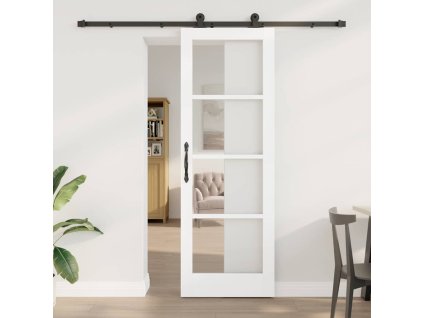 Posuvné dveře ORKDAL Bílá 73,5 x 211 cm Dřevo a kov