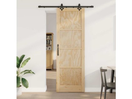 Posuvné dveře ORKDAL Přírodní a černá 78 x 232 cm