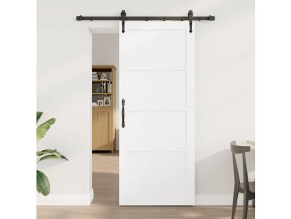 Posuvné dveře ORKDAL Bílá 83 x 202 cm Masivní borovicové dřevo