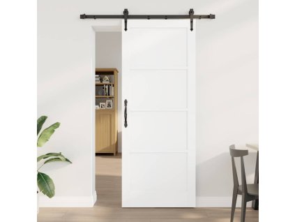 Posuvné dveře ORKDAL Bílá 83 x 211 cm Masivní borovicové dřevo