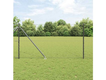 Plot s příspěvky Šedá 1 x 10 m Ocel potažená PVC