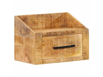 Noční skříňka Hnědá 40 x 30 x 30 cm Masivní magnovníkové dřevo