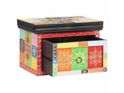 Noční skříňka se zásuvkou 2 pcs Vícebarevný 40 x 30 x 28 cm