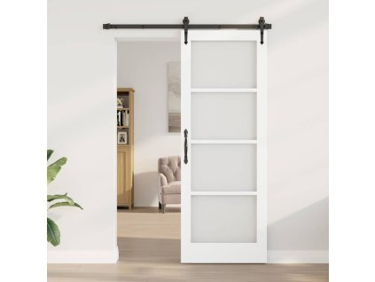 Interiérové dveře se sklem ORKDAL Bílá 78 x 211 cm