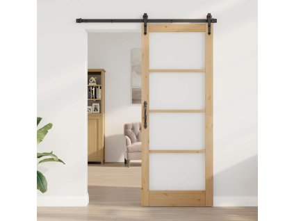 Interiérové dveře se sklem ORKDAL Hnědá 83 x 211 cm