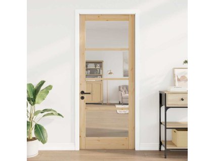 Interiérové dveře se sklem ORKDAL Hnědá 86 x 211 cm