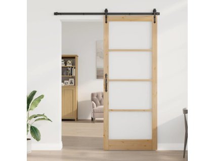 Interiérové dveře se sklem ORKDAL Hnědá 93 x 232 cm
