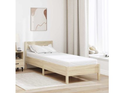 Matrace Bílá 80 x 200 cm Gelová paměťová pěna