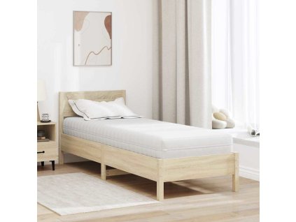 Matrace s kokosovou vrstvou Bílá 80 x 200 cm Pocket Spring