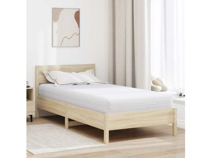 Matrace s kokosovou vrstvou Bílá 90 x 190 cm Pocket Spring