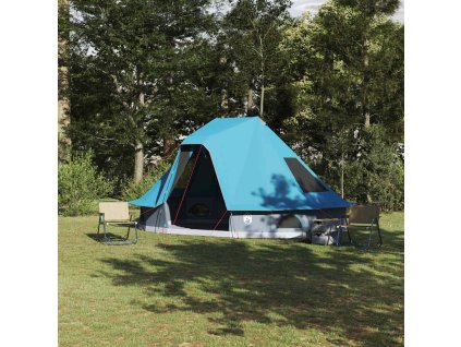 Rodinný tipi stan se střechou Modrá 466 x 310 x 240 cm