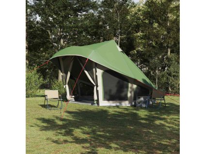 Rodinný tipi stan se střechou Zelená 508 x 470 x 300 cm